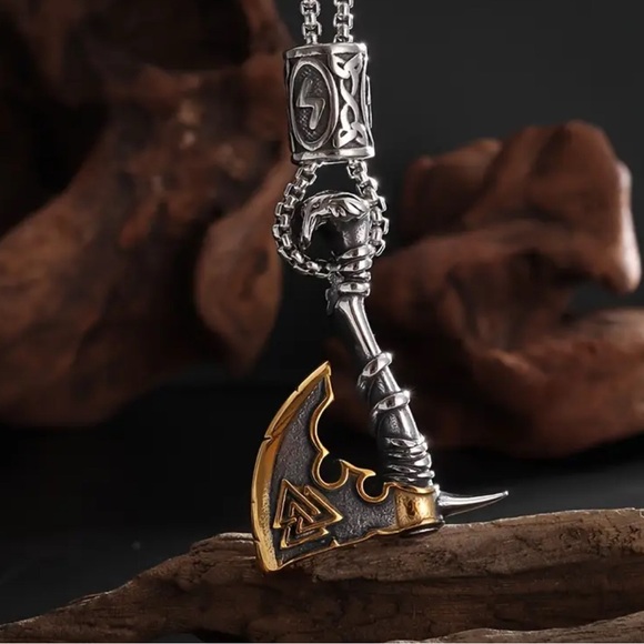 Vintage Nordic Viking Battle Necklace. - Picture 4 of 6